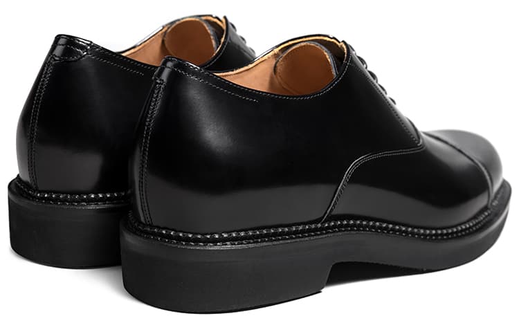 THOM WILLS Британские деловые блестящие оксфорды Классические туфли мужские черные