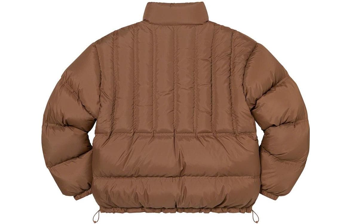 Двусторонняя фланелевая куртка-пуховик Supreme