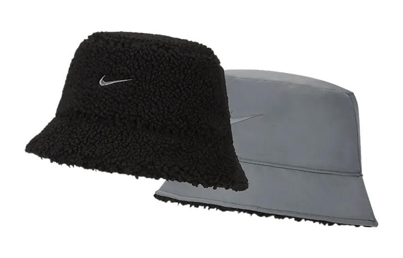 Nike Reversible Fleece Bucket Hat Black/Gray