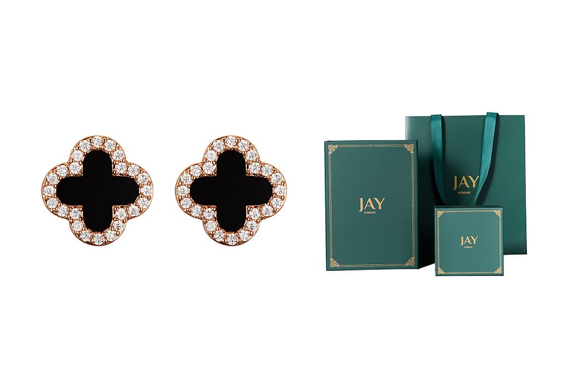 Женские серебряные серьги-гвоздики JAY S925