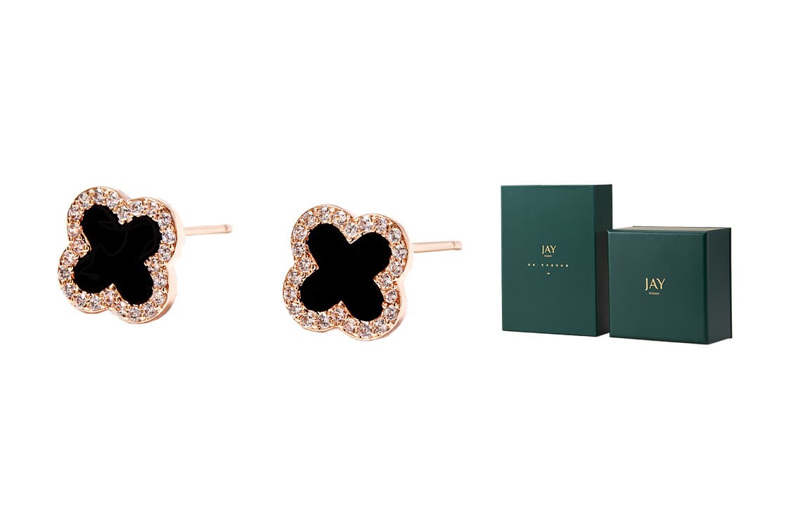 Женские серебряные серьги-гвоздики JAY S925