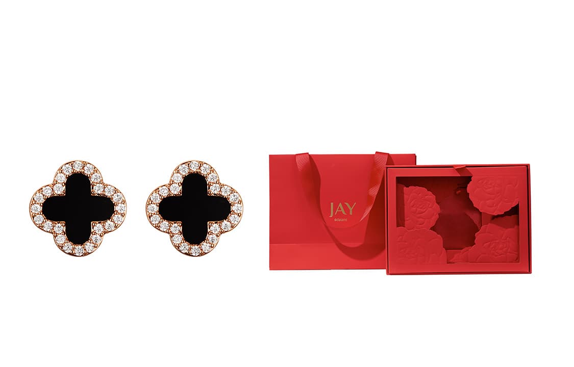 Женские серебряные серьги-гвоздики JAY S925