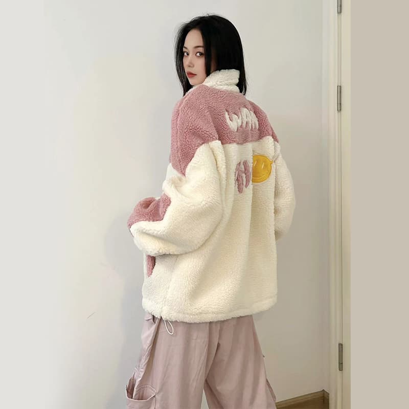 WANCHAO CP Бархатное пальто в корейском стиле унисекс