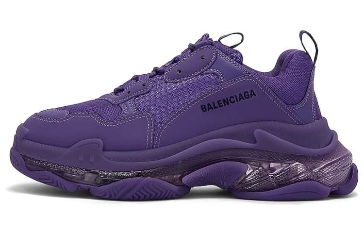 Balenciaga Triple S Clear Sole Deep Purple