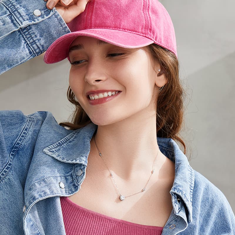 DAISY BEAUTY S925 Серебряные ожерелья женские