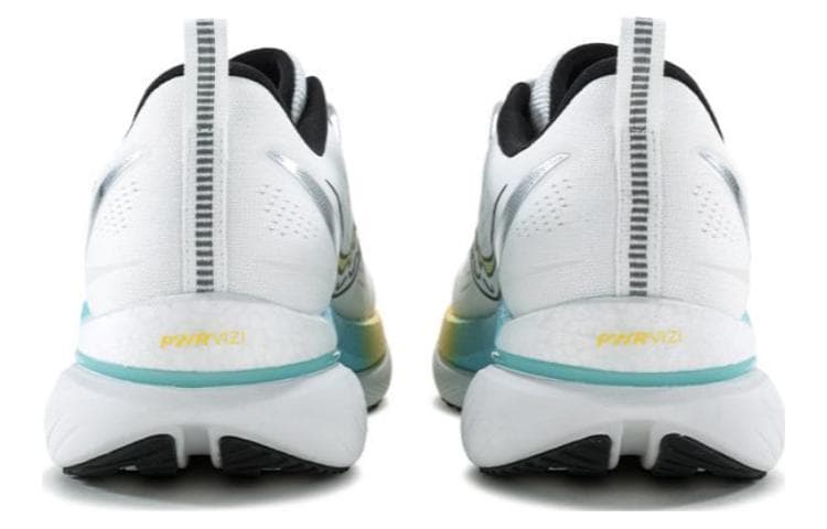 Saucony Tide Амортизирующие, устойчивые к истиранию и эластичные свойства Повседневные кроссовки с низким верхом Унисекс Белый Синий