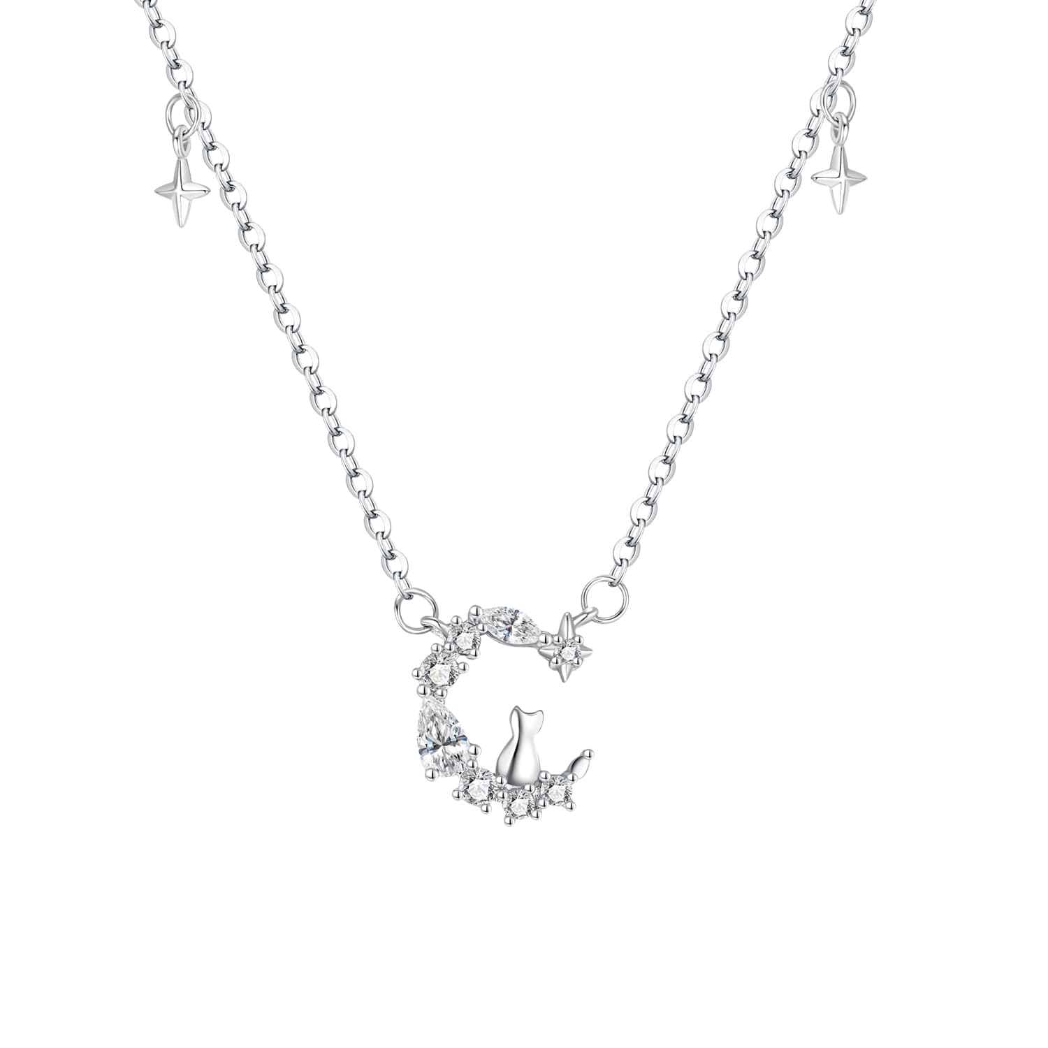 Zeroline S925 Серебряные ожерелья женские