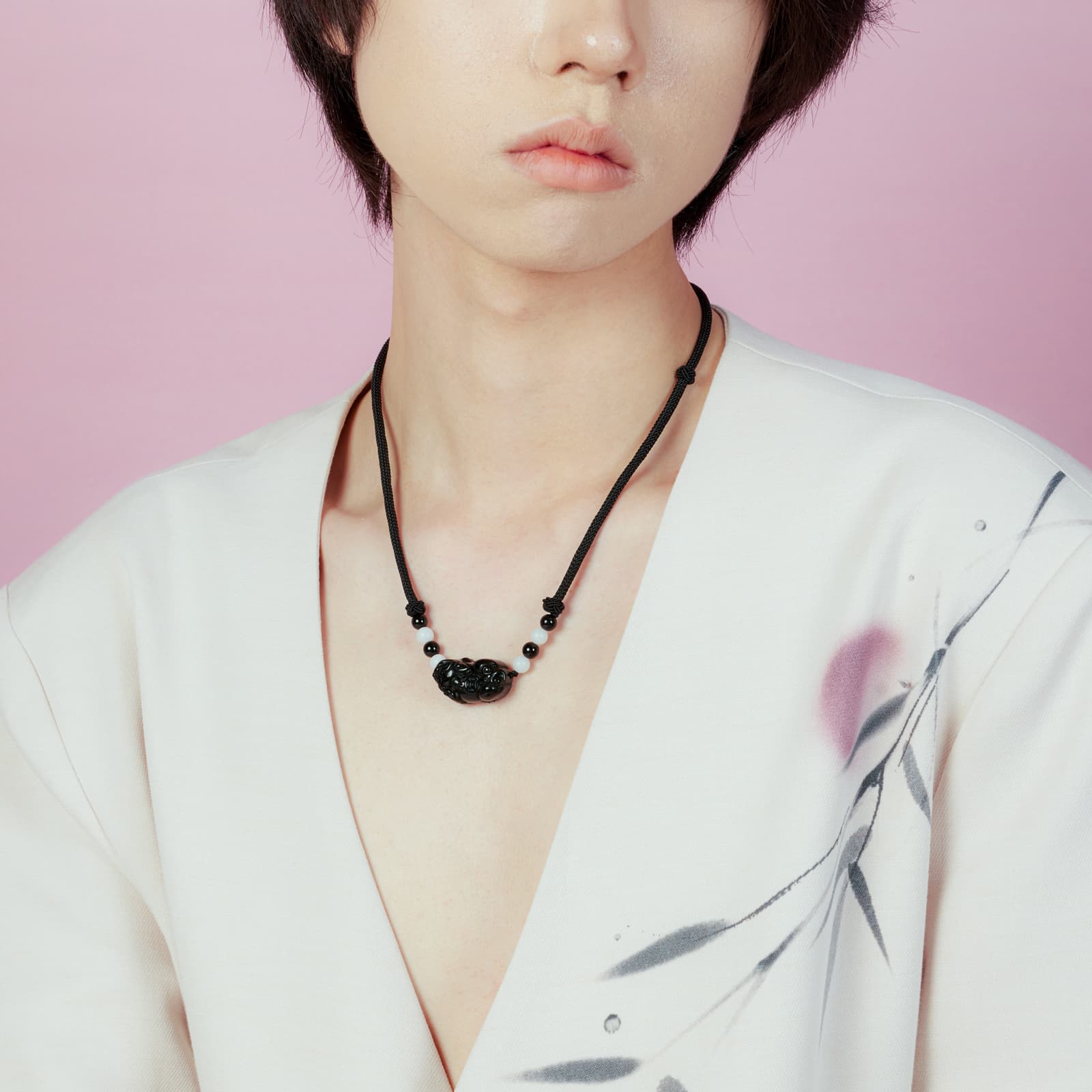 Ожерелья из обсидиана Jodie&Kevin унисекс