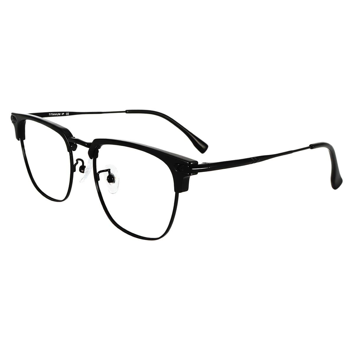 MUZU пластинчатая и металлическая оправа для очков унисекс