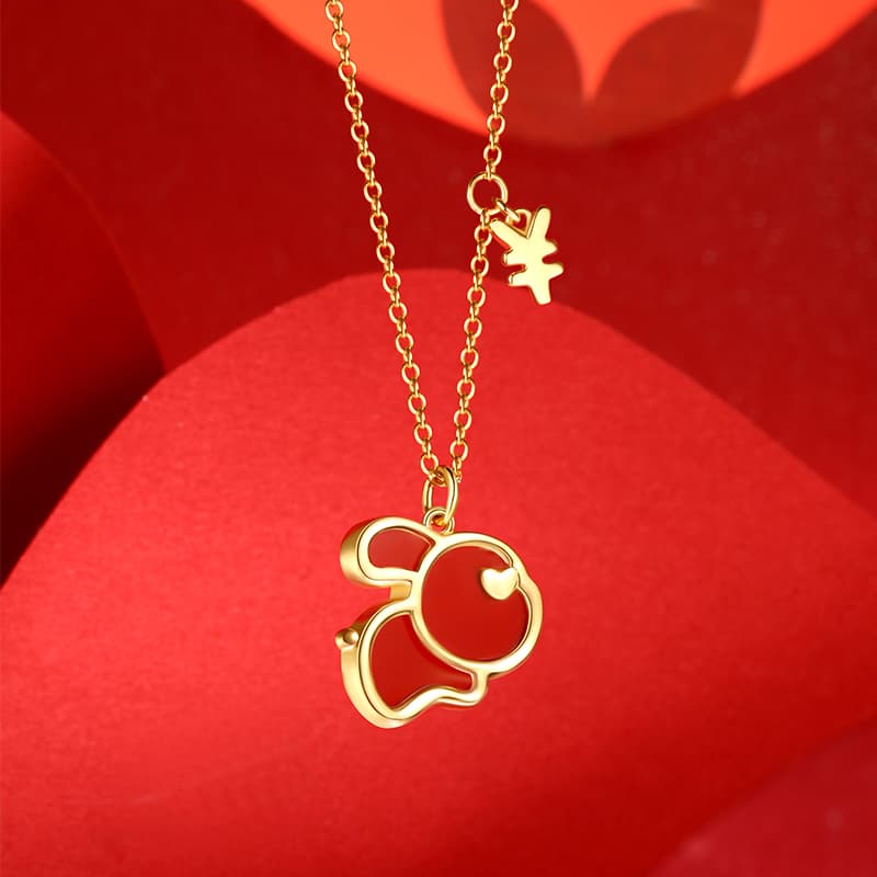 Женские ожерелья FANCI с агатом и халцедоном