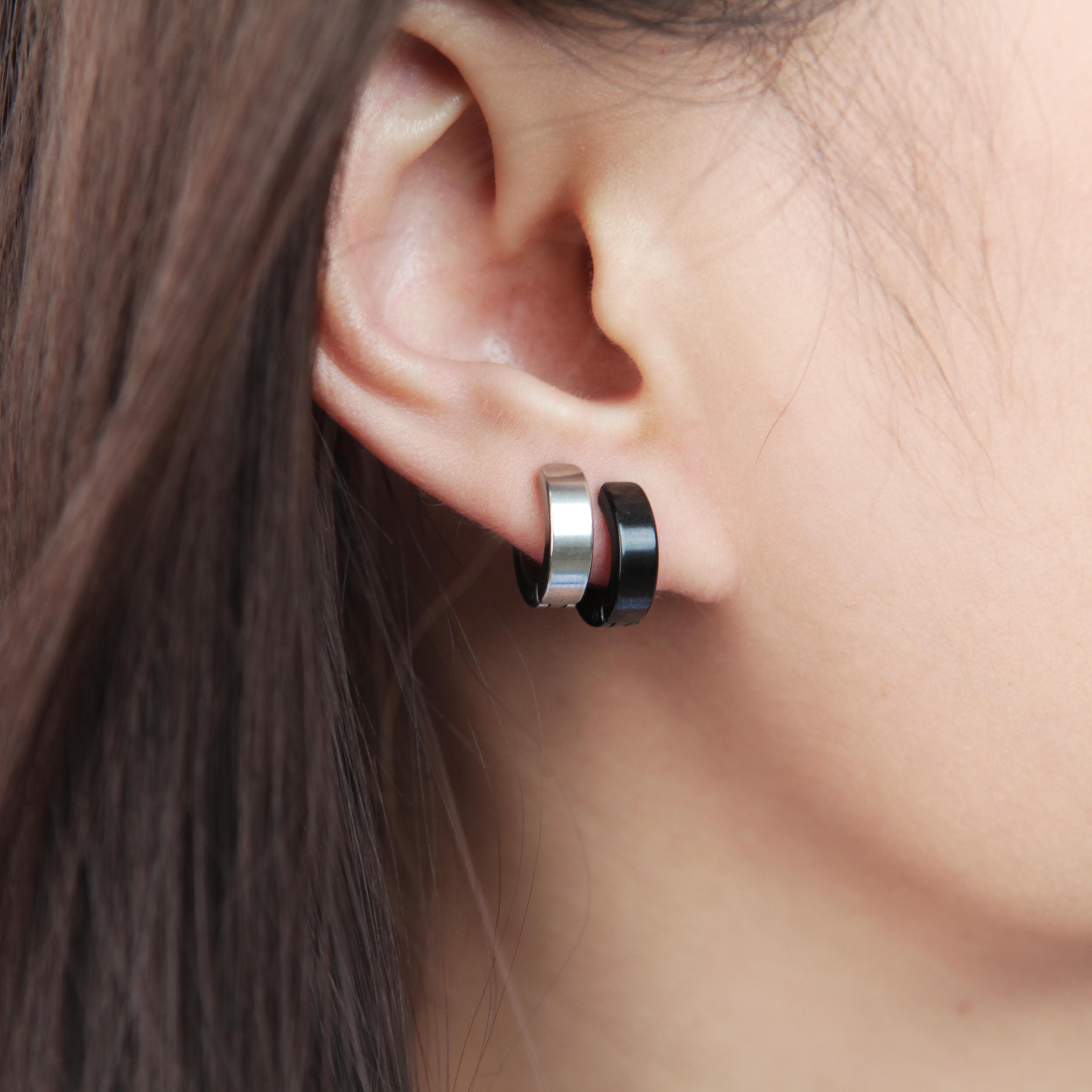 Серьги-клипсы из сплава IOTS унисекс