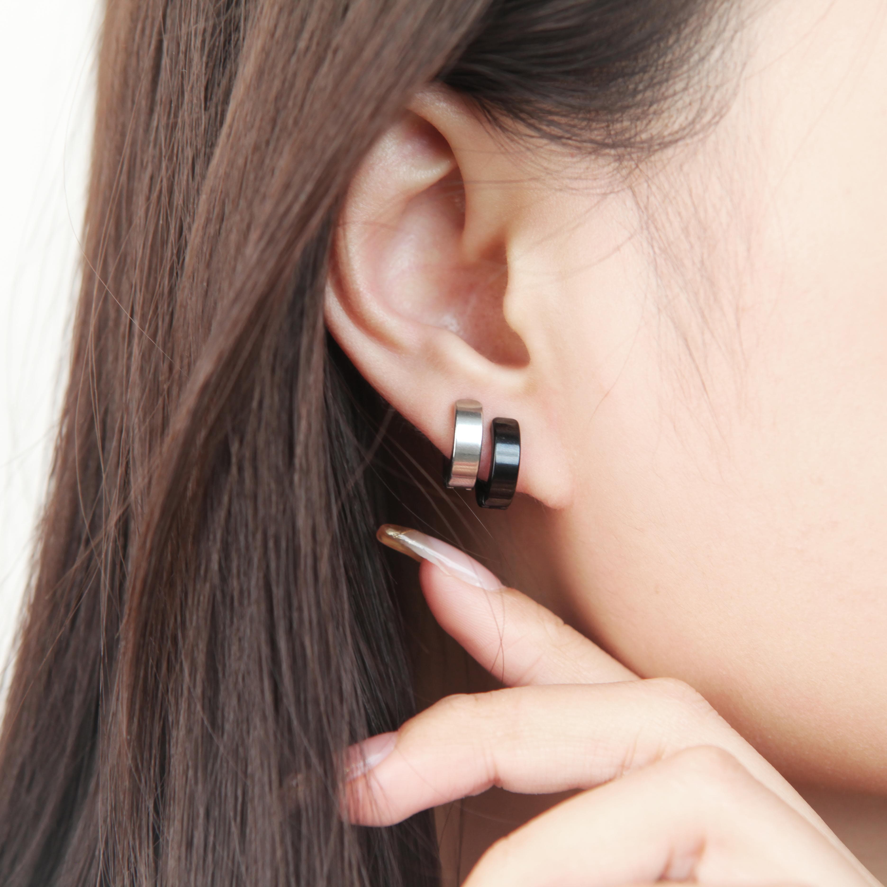 Серьги-клипсы из сплава IOTS унисекс