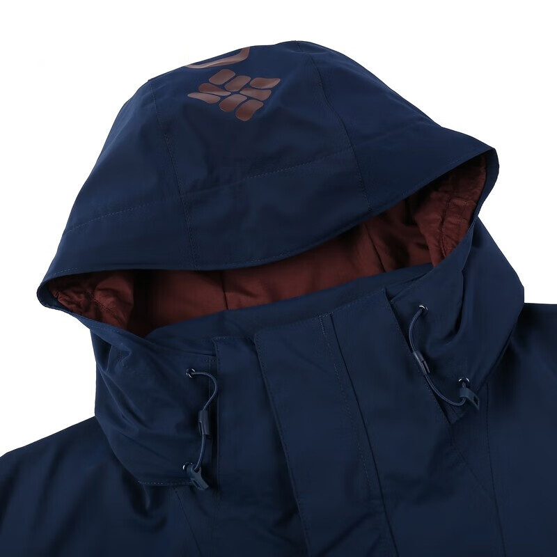 Коллекция Columbia City Outdoor, водонепроницаемая, ветрозащитная, теплоотражающая ветровка для пешего туризма, мужская синяя куртка