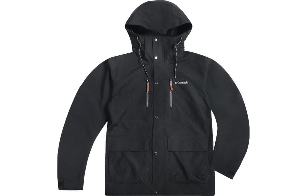 Columbia City Outdoor Collection Waterproof And Windproof Windbreaker Jacket Men's Black