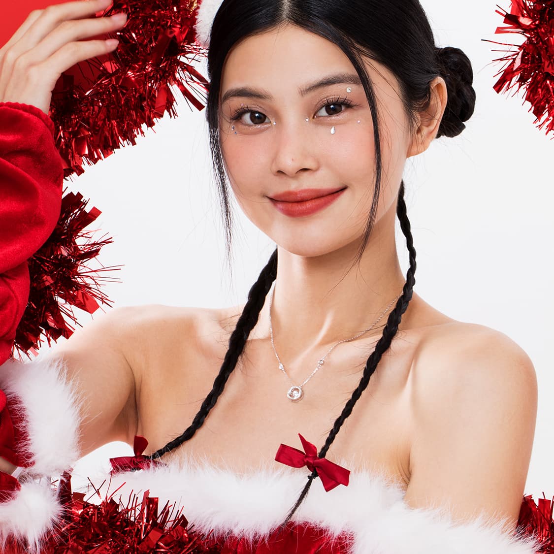 Clect S925 Серебряные ожерелья женские серебряные