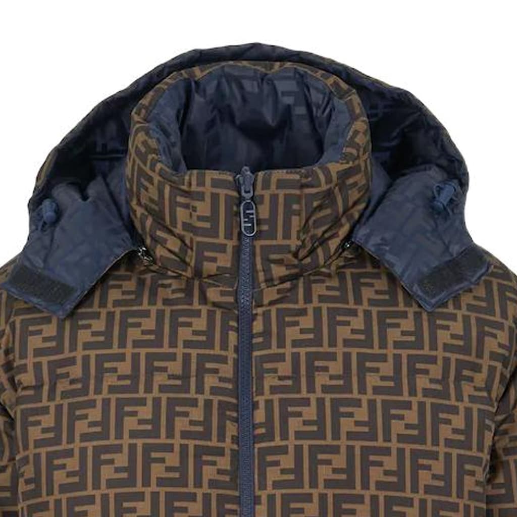 Пуховик FENDI FW22 унисекс синий