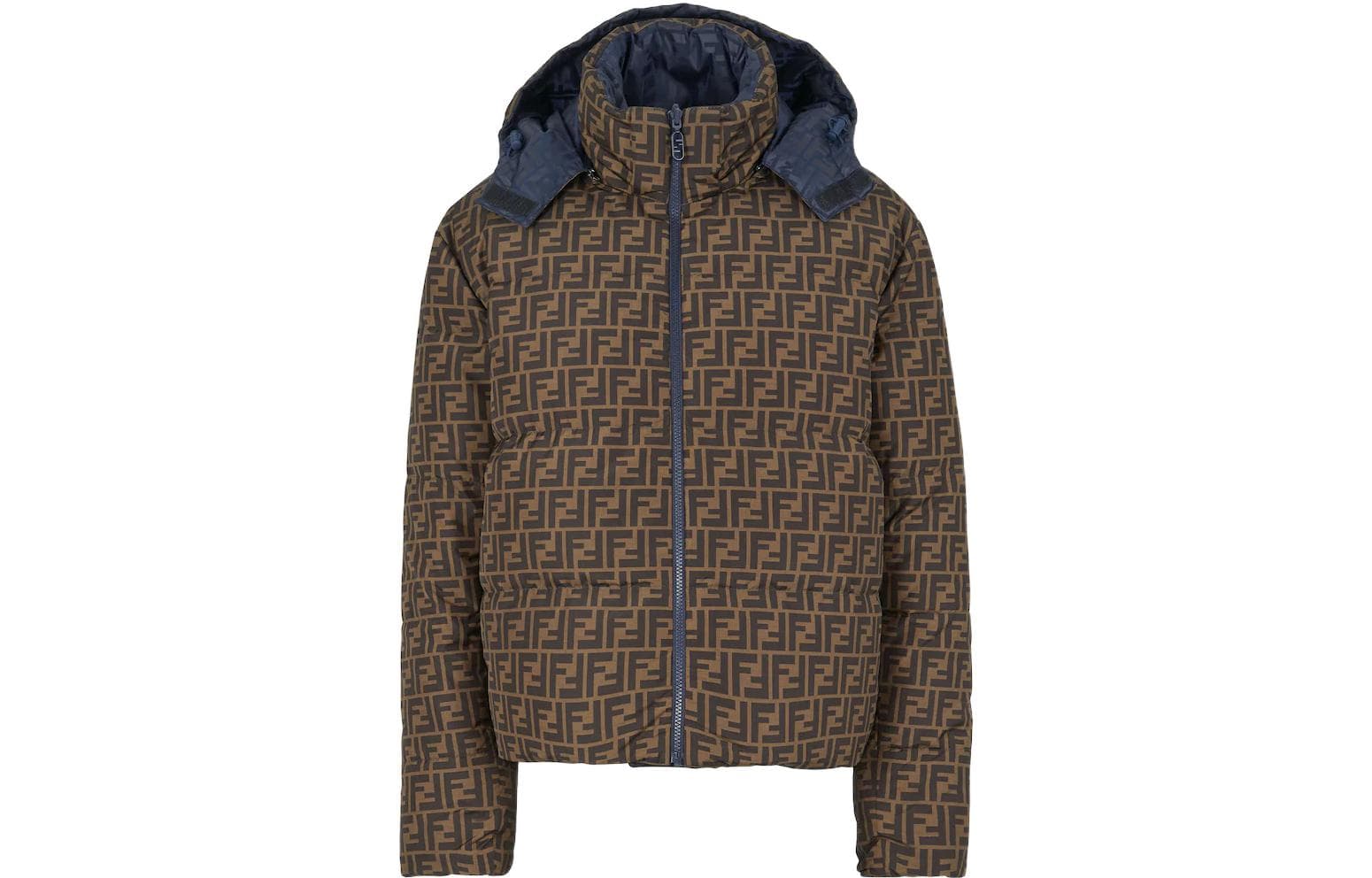 Пуховик FENDI FW22 унисекс синий