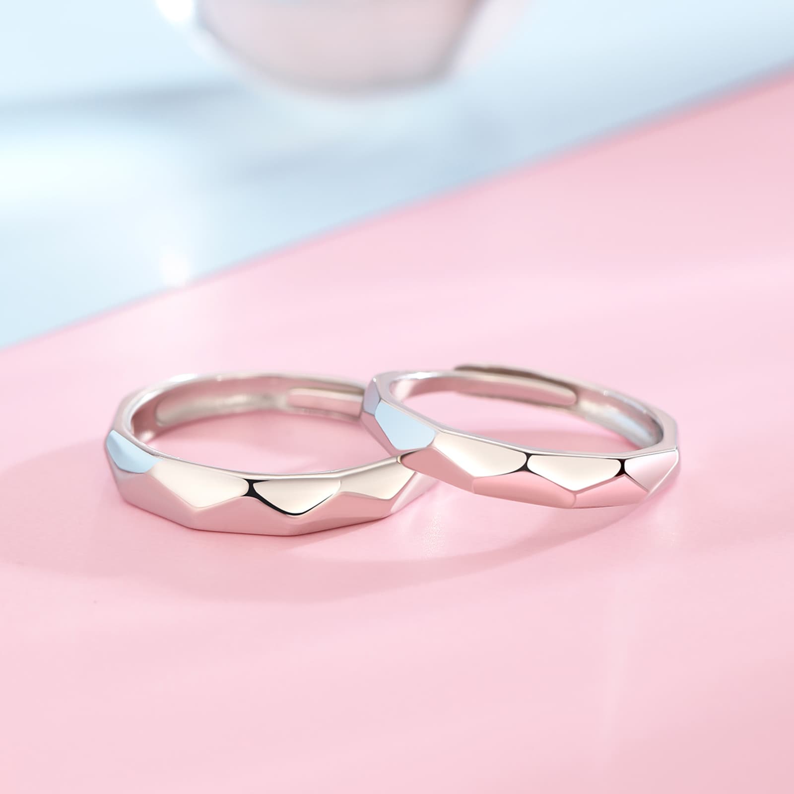 VANA S999 Изысканные серебряные кольца унисекс