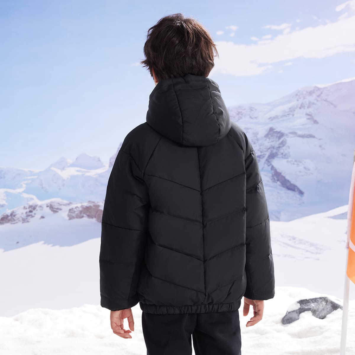 Пуховик Nike с капюшоном для подростков