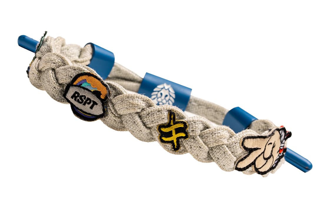 Rastaclat Alloy Small Lion Woven Bracelet Cord Unisex