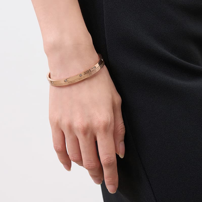 Женские браслеты CAROMAY из розового золота