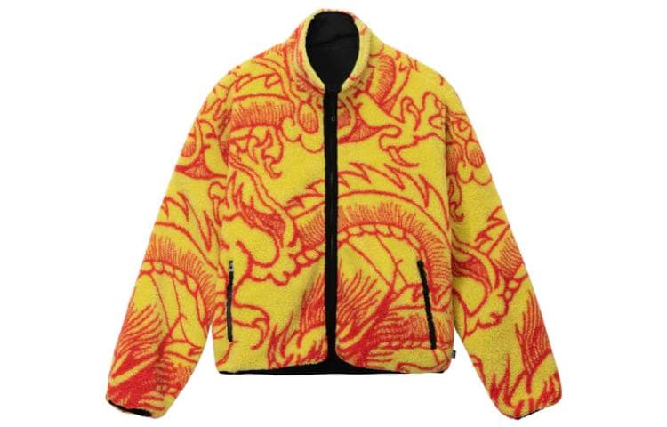 Куртка Stussy Dragon из шерпы
