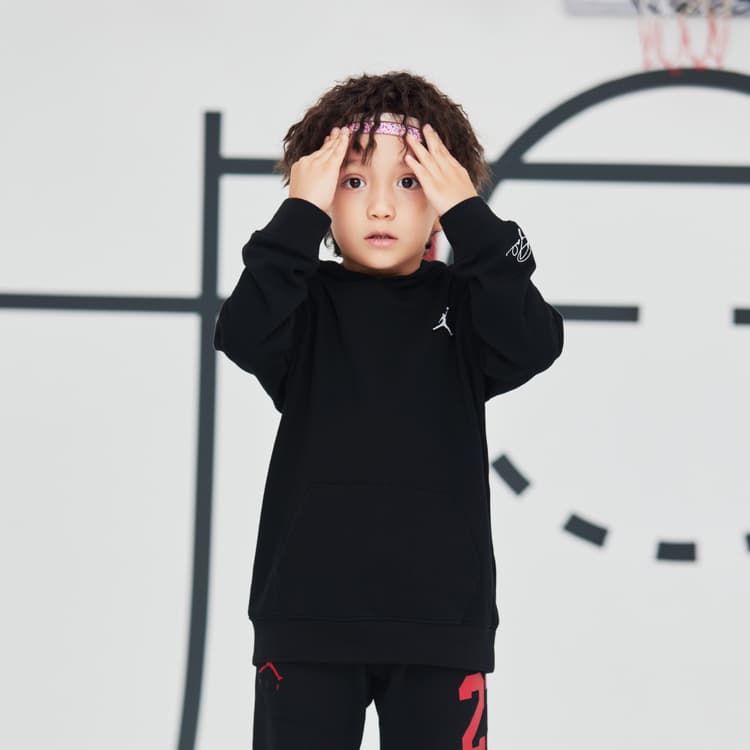Толстовка Jordan Темно-черный Детский