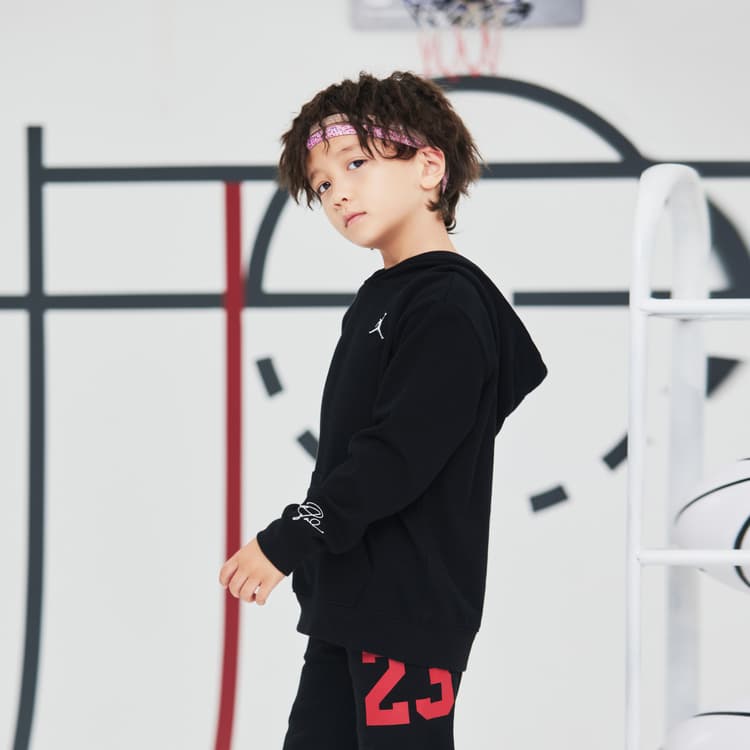 Толстовка Jordan Темно-черный Детский