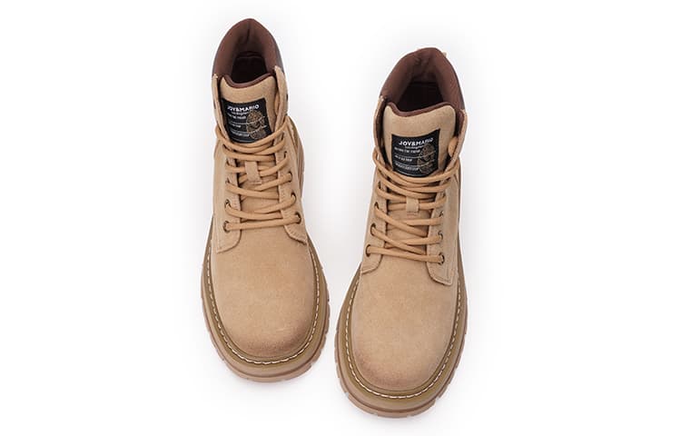 Желтые ботинки Joy&Mario, 18 см, женские ботинки Martin, 4 см