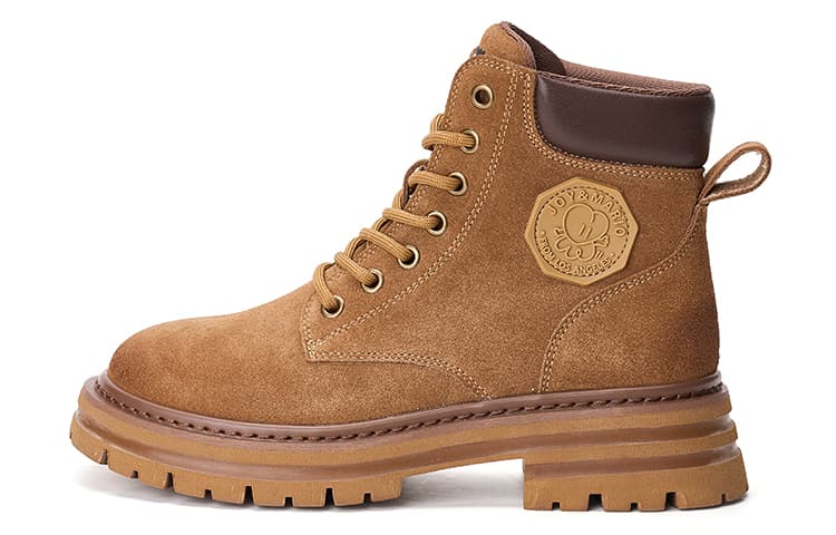 Желтые ботинки Joy&Mario, 18 см, женские ботинки Martin, 4 см