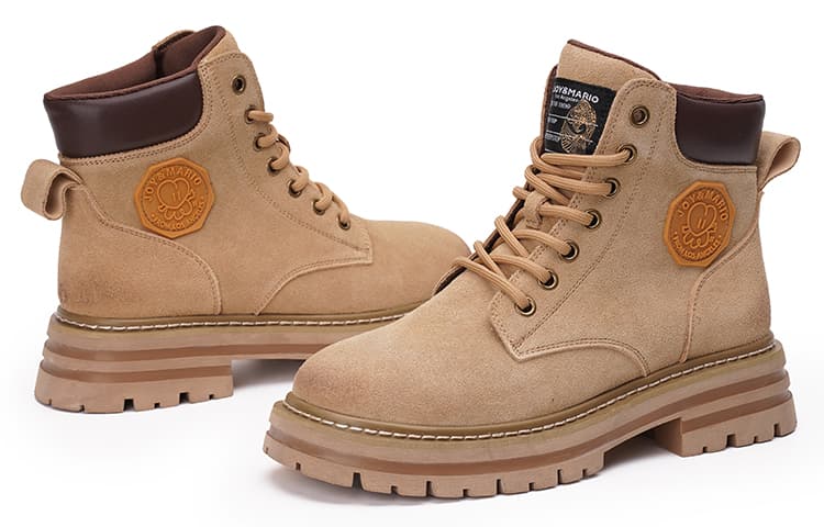 Желтые ботинки Joy&Mario, 18 см, женские ботинки Martin, 4 см