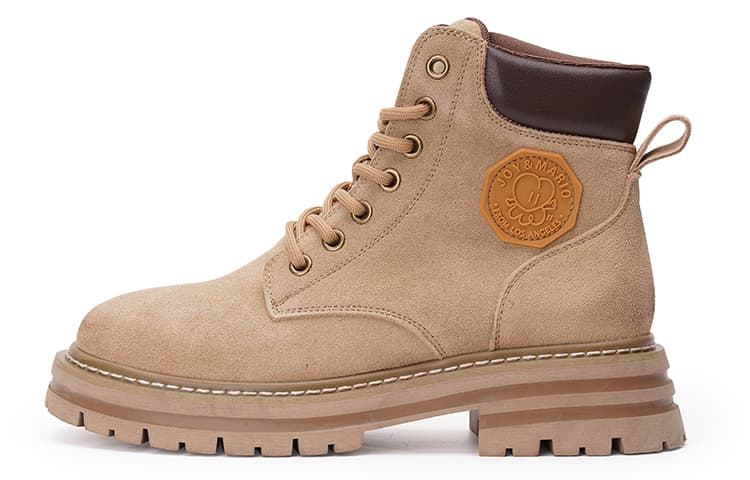 Желтые ботинки Joy&Mario, 18 см, женские ботинки Martin, 4 см