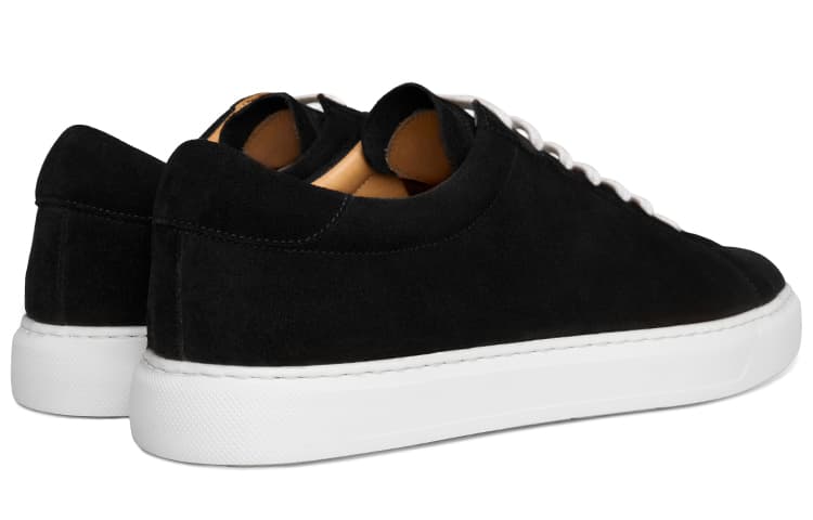 THOM WILLS Замшевая повседневная обувь Низкая обувь для скейтборда Мужская черная