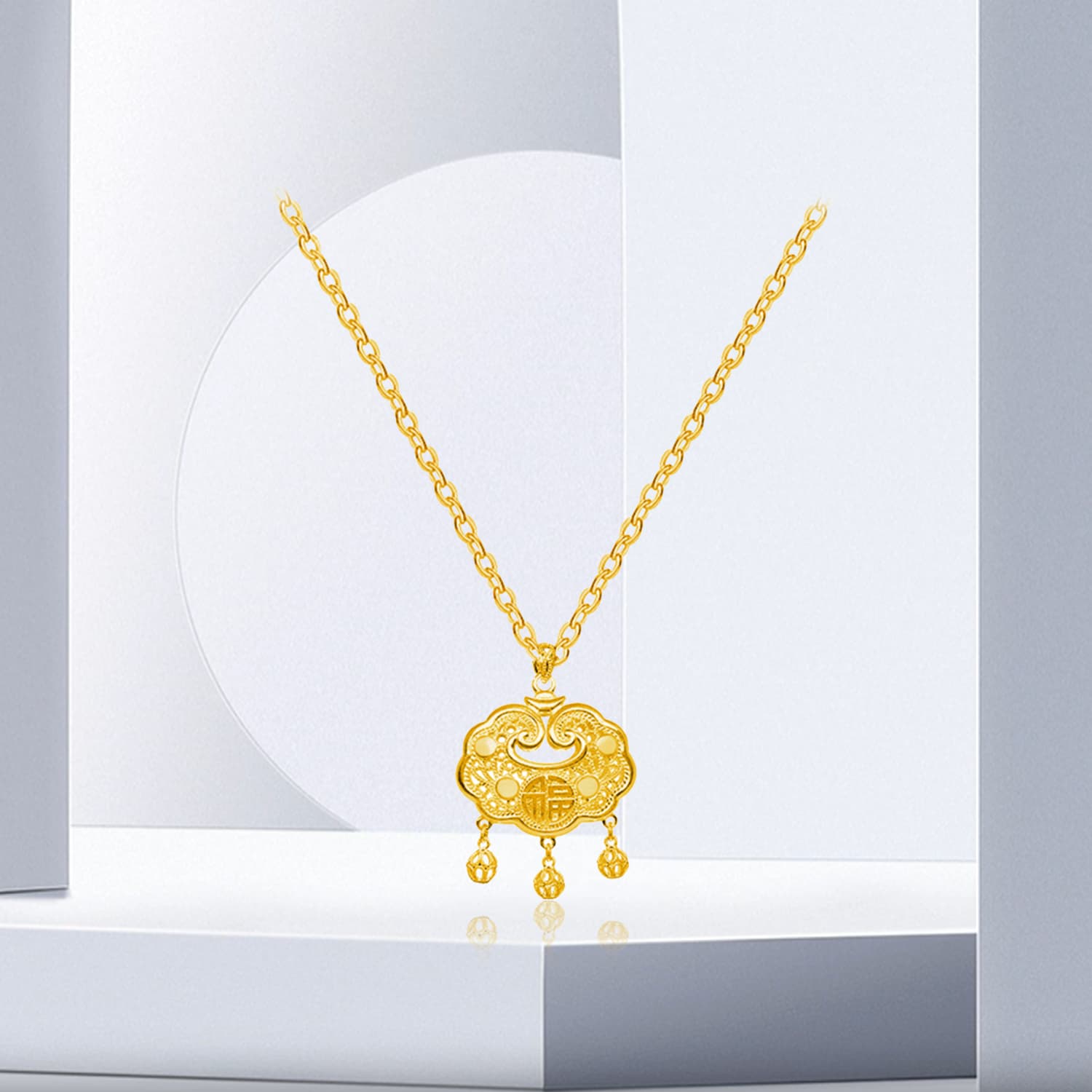 Женские серебряные ожерелья OSSINMI 999 пробы