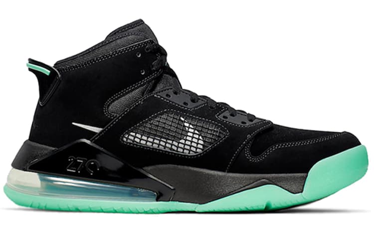 Jordan Mars 270 Black Green Glow