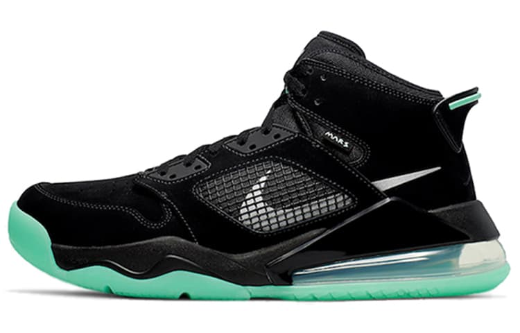 Jordan Mars 270 Black Green Glow