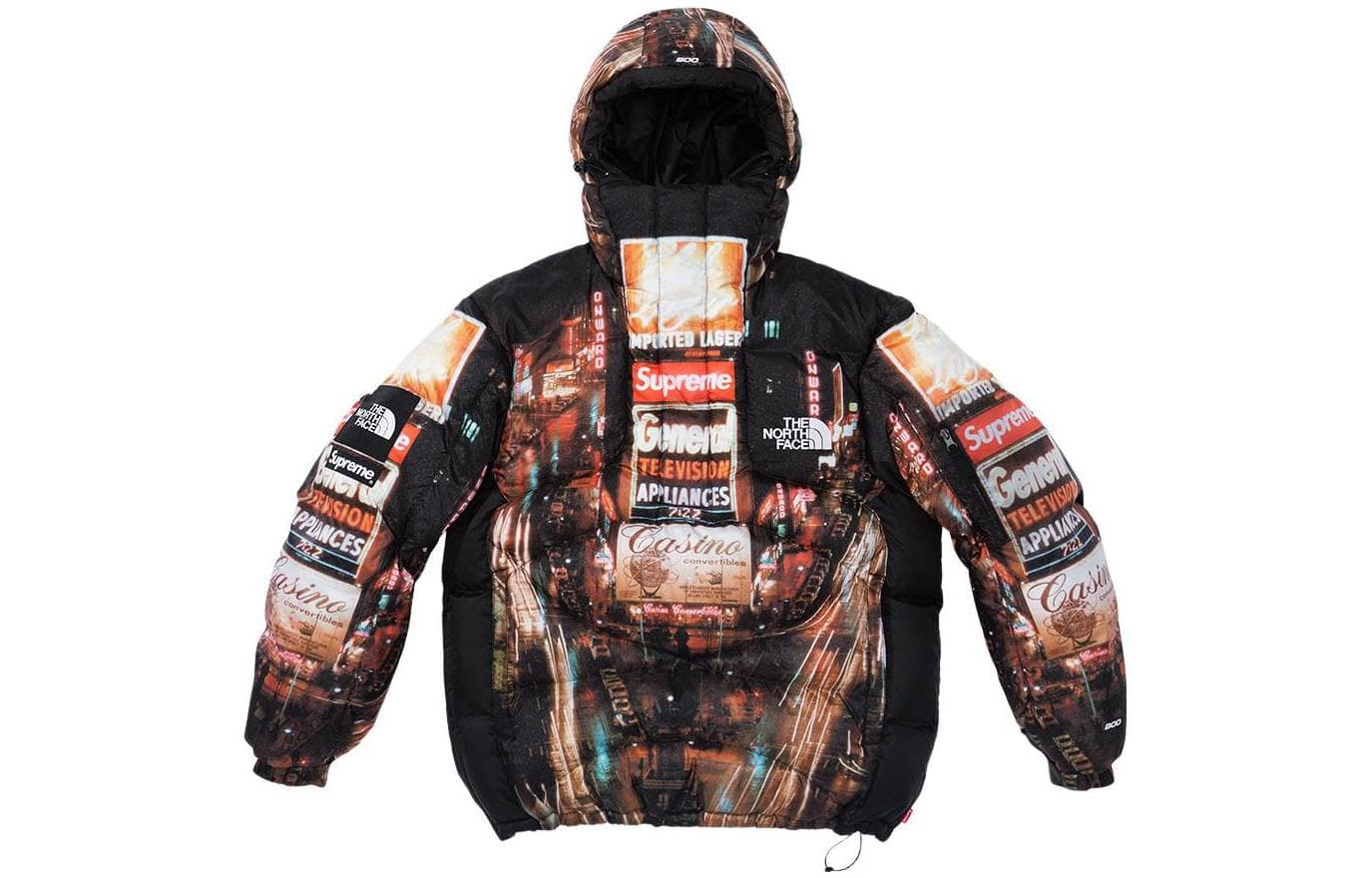 Supreme The North Face 800 Fill Half Zip Hooded Pullover