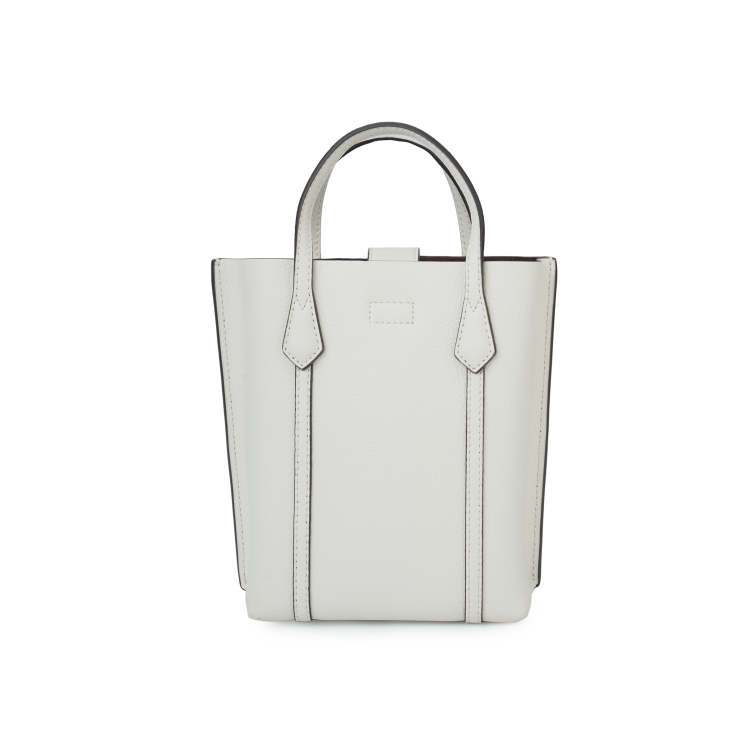 TORY BURCH Perry кожаная большая сумка с тиснением Сумка для покупок Сумка через плечо Сумка через плечо Мини-женская сумка цвета слоновой кости