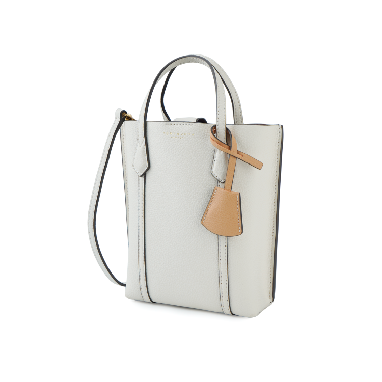 TORY BURCH Perry кожаная большая сумка с тиснением Сумка для покупок Сумка через плечо Сумка через плечо Мини-женская сумка цвета слоновой кости