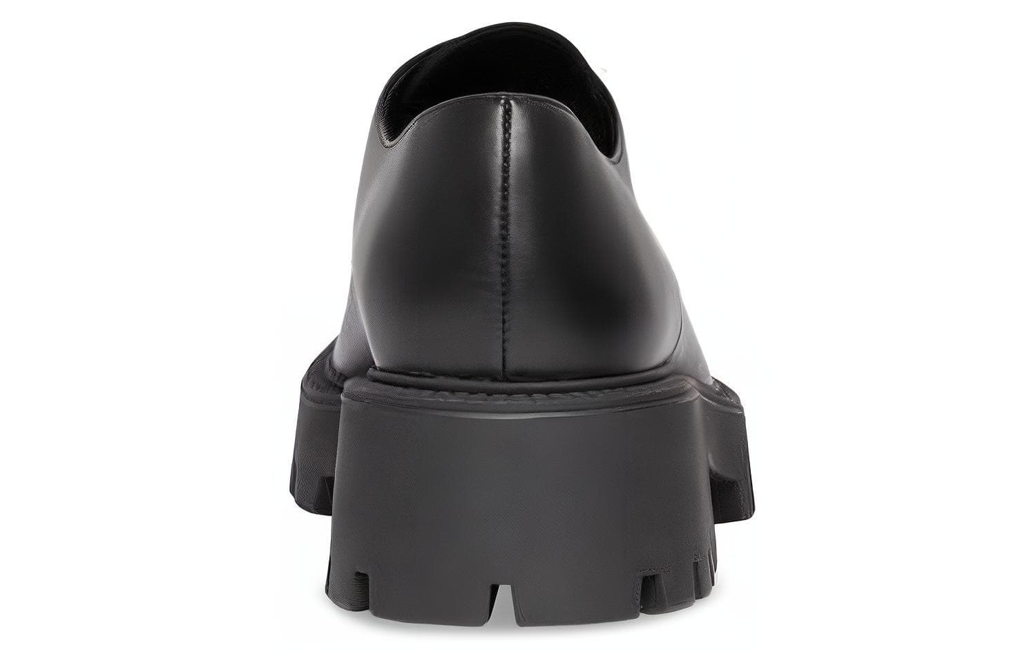 Balenciaga Туфли дерби Rhino, черные, гладкая телячья кожа, женские