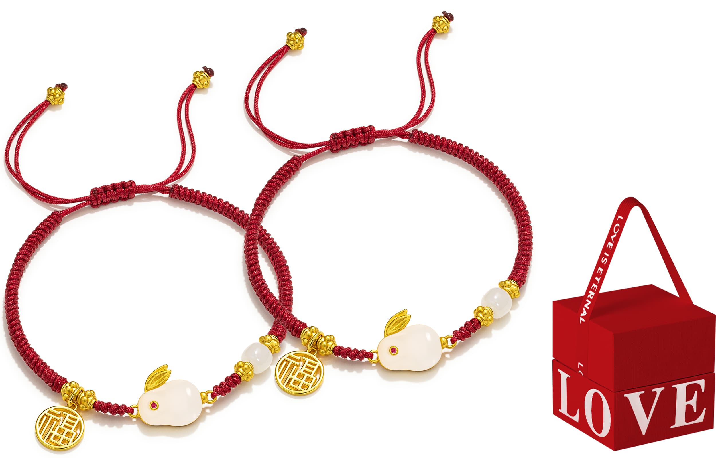 Плетеные веревочные браслеты Jodie&Kevin унисекс