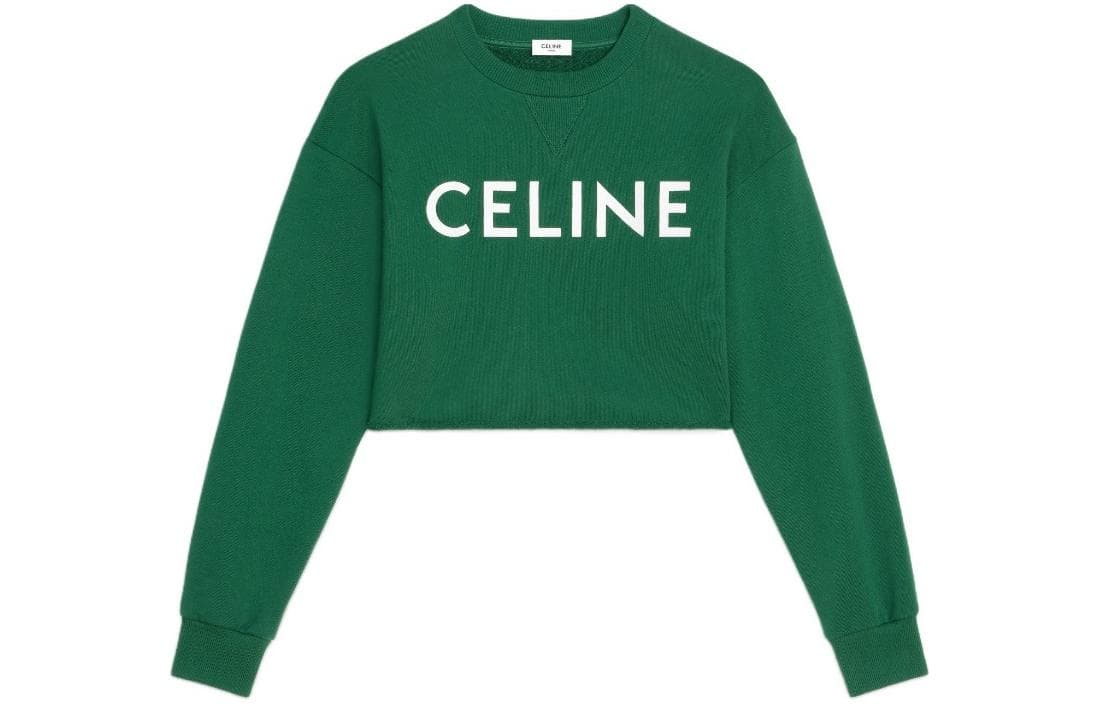 CELINE FW22 Sweatshirt Women's Dark Green