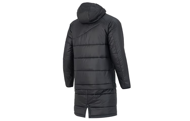 Длинный пуховик Nike Sport Casual с капюшоном, черный