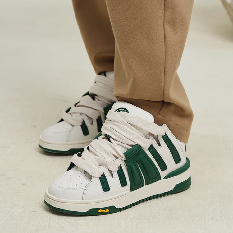 Palladium Skate Тонкие низкие кеды для скейтборда Мужские Зефирный Белый Зеленый