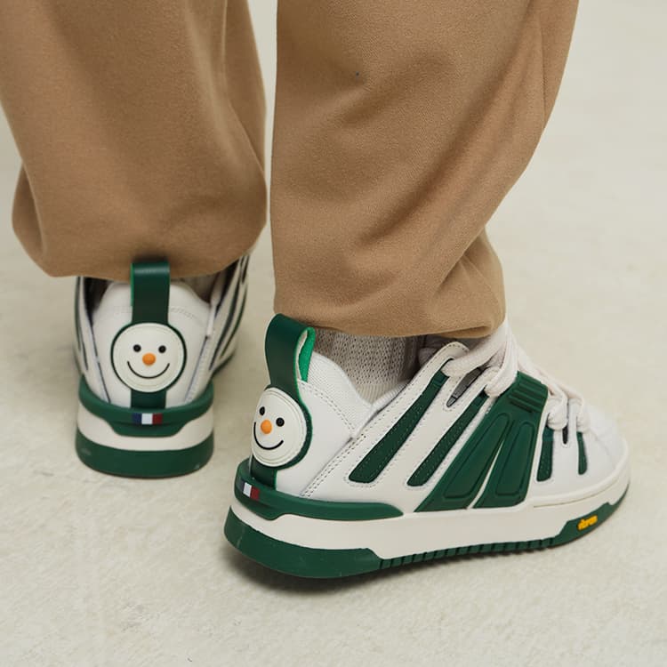 Palladium Skate Тонкие низкие кеды для скейтборда Мужские Зефирный Белый Зеленый