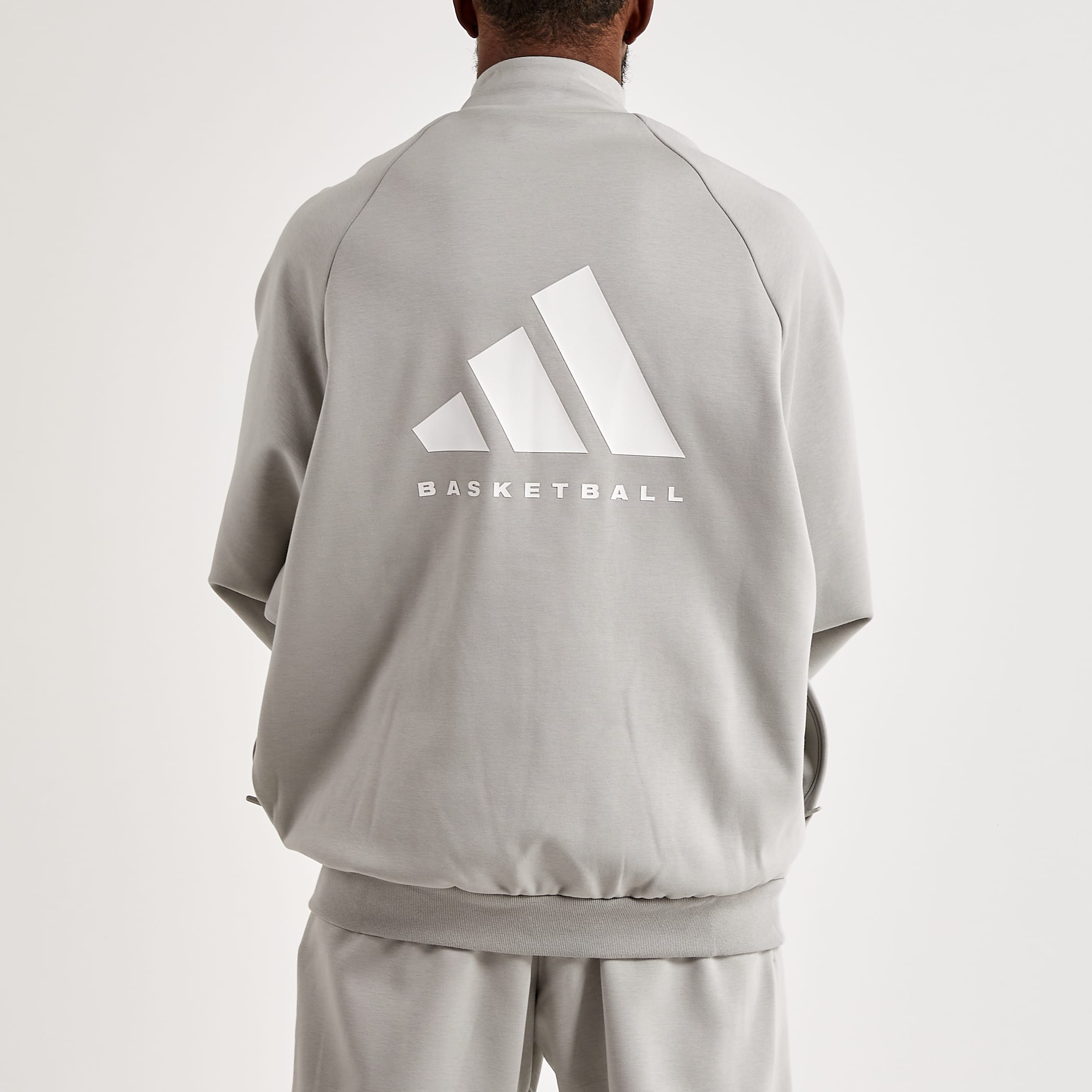 Adidas Originals One Баскетбольные куртки унисекс серые