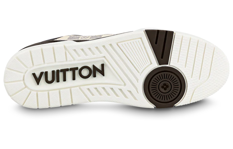 LOUIS VUITTON Кроссовки Lv Trainer 'Коричнево-белая клетка'