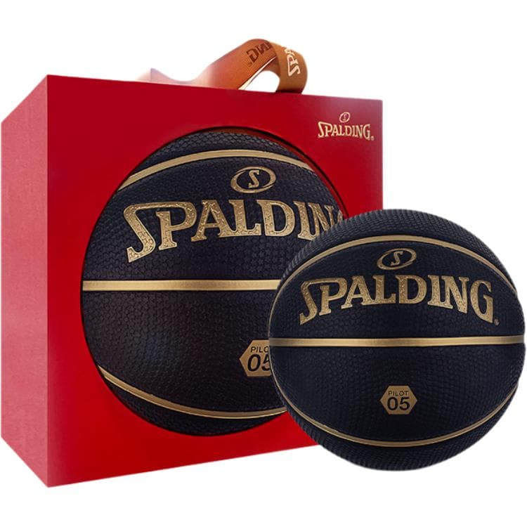SPALDING Pilot Collection 85 010Y Резина Basketball PILOT 05 Темно-синий/Черное золото Training Competition Унисекс Китай