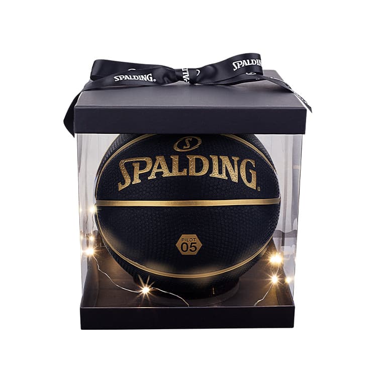 SPALDING Pilot Collection 85 010Y Резина Basketball PILOT 05 Темно-синий/Черное золото Training Competition Унисекс Китай