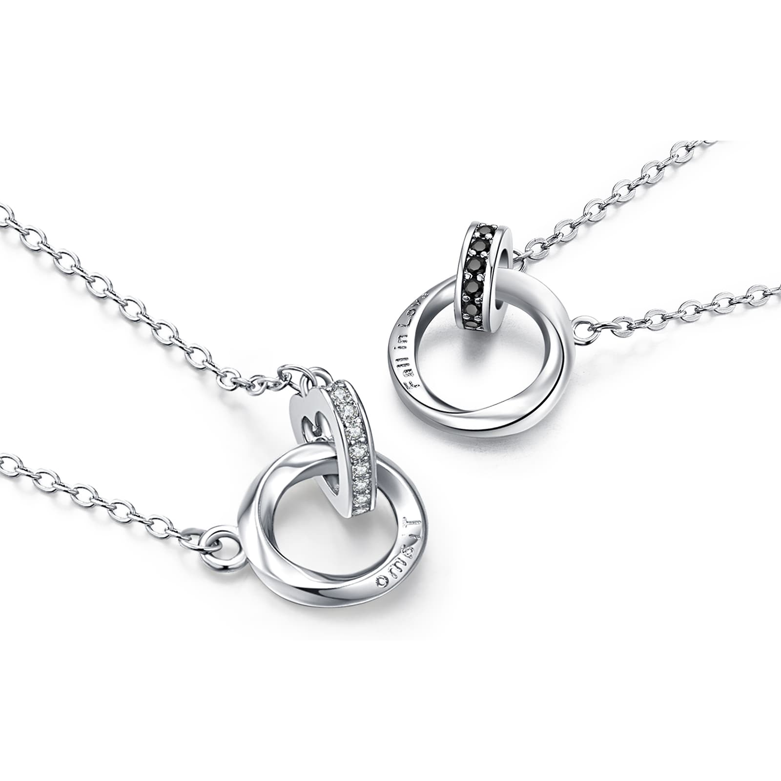 Ожерелья со сверкающими стразами TEEX унисекс